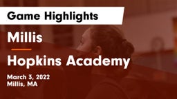 Millis  vs Hopkins Academy Game Highlights - March 3, 2022