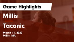 Millis  vs Taconic  Game Highlights - March 11, 2022
