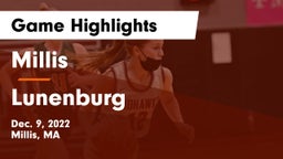 Millis  vs Lunenburg  Game Highlights - Dec. 9, 2022