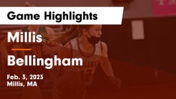 Millis  vs Bellingham  Game Highlights - Feb. 3, 2023