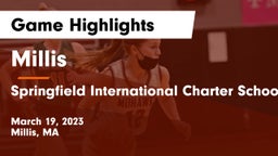 Millis  vs Springfield International Charter School Game Highlights - March 19, 2023