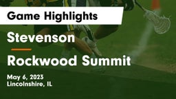 Stevenson  vs Rockwood Summit  Game Highlights - May 6, 2023