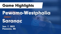 Pewamo-Westphalia  vs Saranac  Game Highlights - Jan. 7, 2022