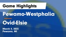 Pewamo-Westphalia  vs Ovid-Elsie  Game Highlights - March 4, 2023