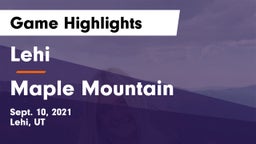 Lehi  vs Maple Mountain  Game Highlights - Sept. 10, 2021