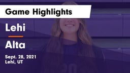 Lehi  vs Alta  Game Highlights - Sept. 28, 2021