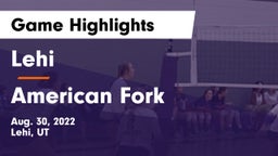 Lehi  vs American Fork  Game Highlights - Aug. 30, 2022