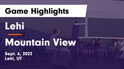 Lehi  vs Mountain View  Game Highlights - Sept. 6, 2022