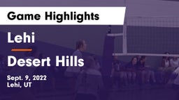 Lehi  vs Desert Hills  Game Highlights - Sept. 9, 2022