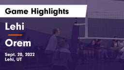 Lehi  vs Orem  Game Highlights - Sept. 20, 2022