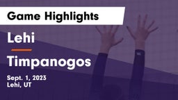 Lehi  vs Timpanogos  Game Highlights - Sept. 1, 2023