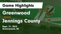 Greenwood  vs Jennings County  Game Highlights - Sept. 21, 2019