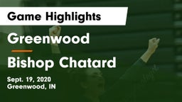 Greenwood  vs Bishop Chatard  Game Highlights - Sept. 19, 2020