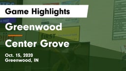 Greenwood  vs Center Grove  Game Highlights - Oct. 15, 2020