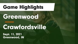 Greenwood  vs Crawfordsville  Game Highlights - Sept. 11, 2021