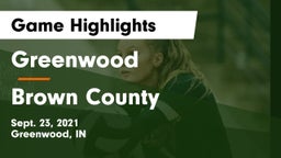 Greenwood  vs Brown County  Game Highlights - Sept. 23, 2021