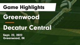 Greenwood  vs Decatur Central  Game Highlights - Sept. 22, 2022