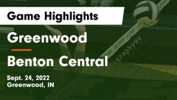 Greenwood  vs Benton Central  Game Highlights - Sept. 24, 2022