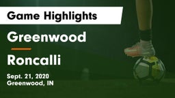 Greenwood  vs Roncalli  Game Highlights - Sept. 21, 2020