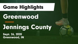Greenwood  vs Jennings County  Game Highlights - Sept. 26, 2020