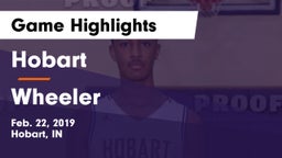 Hobart  vs Wheeler  Game Highlights - Feb. 22, 2019