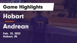 Hobart  vs Andrean  Game Highlights - Feb. 10, 2023