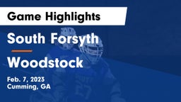 South Forsyth  vs Woodstock  Game Highlights - Feb. 7, 2023
