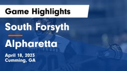 South Forsyth  vs Alpharetta  Game Highlights - April 18, 2023
