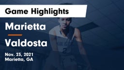 Marietta  vs Valdosta  Game Highlights - Nov. 23, 2021