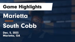 Marietta  vs South Cobb  Game Highlights - Dec. 5, 2023