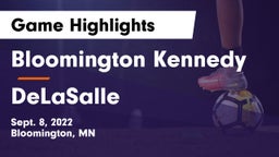Bloomington Kennedy  vs DeLaSalle  Game Highlights - Sept. 8, 2022