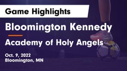 Bloomington Kennedy  vs Academy of Holy Angels  Game Highlights - Oct. 9, 2022