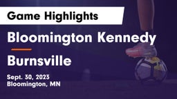 Bloomington Kennedy  vs Burnsville  Game Highlights - Sept. 30, 2023