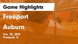 Freeport  vs Auburn  Game Highlights - Jan. 20, 2023