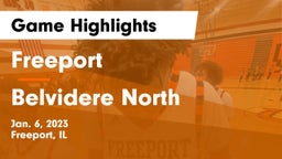 Freeport  vs Belvidere North  Game Highlights - Jan. 6, 2023