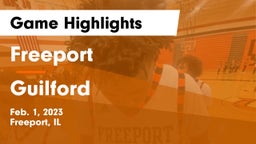 Freeport  vs Guilford  Game Highlights - Feb. 1, 2023