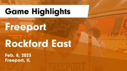 Freeport  vs Rockford East  Game Highlights - Feb. 8, 2023