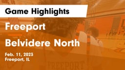 Freeport  vs Belvidere North  Game Highlights - Feb. 11, 2023