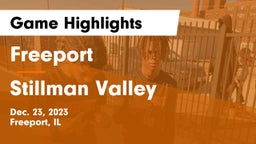 Freeport  vs Stillman Valley  Game Highlights - Dec. 23, 2023