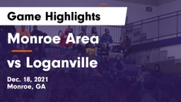Monroe Area  vs vs Loganville Game Highlights - Dec. 18, 2021