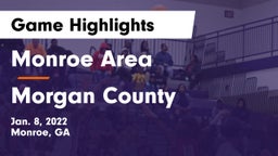 Monroe Area  vs Morgan County  Game Highlights - Jan. 8, 2022