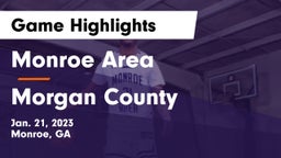 Monroe Area  vs Morgan County  Game Highlights - Jan. 21, 2023