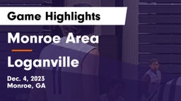 Monroe Area  vs Loganville  Game Highlights - Dec. 4, 2023