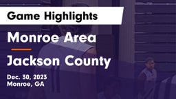 Monroe Area  vs Jackson County  Game Highlights - Dec. 30, 2023