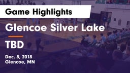 Glencoe Silver Lake  vs TBD Game Highlights - Dec. 8, 2018