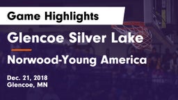 Glencoe Silver Lake  vs Norwood-Young America  Game Highlights - Dec. 21, 2018