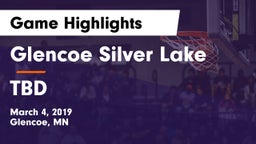 Glencoe Silver Lake  vs TBD Game Highlights - March 4, 2019