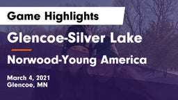 Glencoe-Silver Lake  vs Norwood-Young America  Game Highlights - March 4, 2021