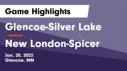 Glencoe-Silver Lake  vs New London-Spicer  Game Highlights - Jan. 20, 2022