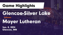 Glencoe-Silver Lake  vs Mayer Lutheran  Game Highlights - Jan. 8, 2024
